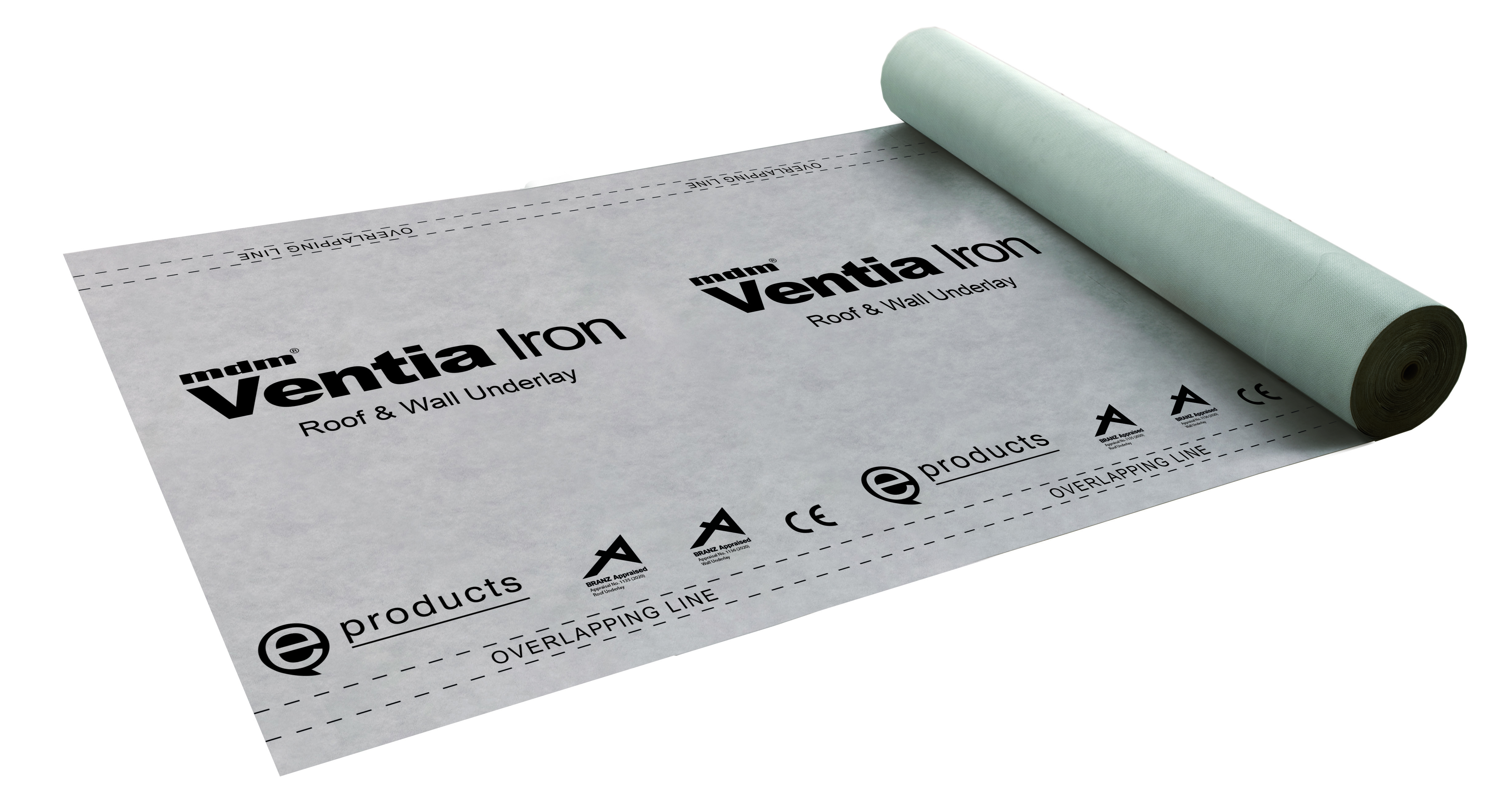VENTIA IRON - ROOF & WALL UNDERLAY 1.37m x 36.5m (50m2)