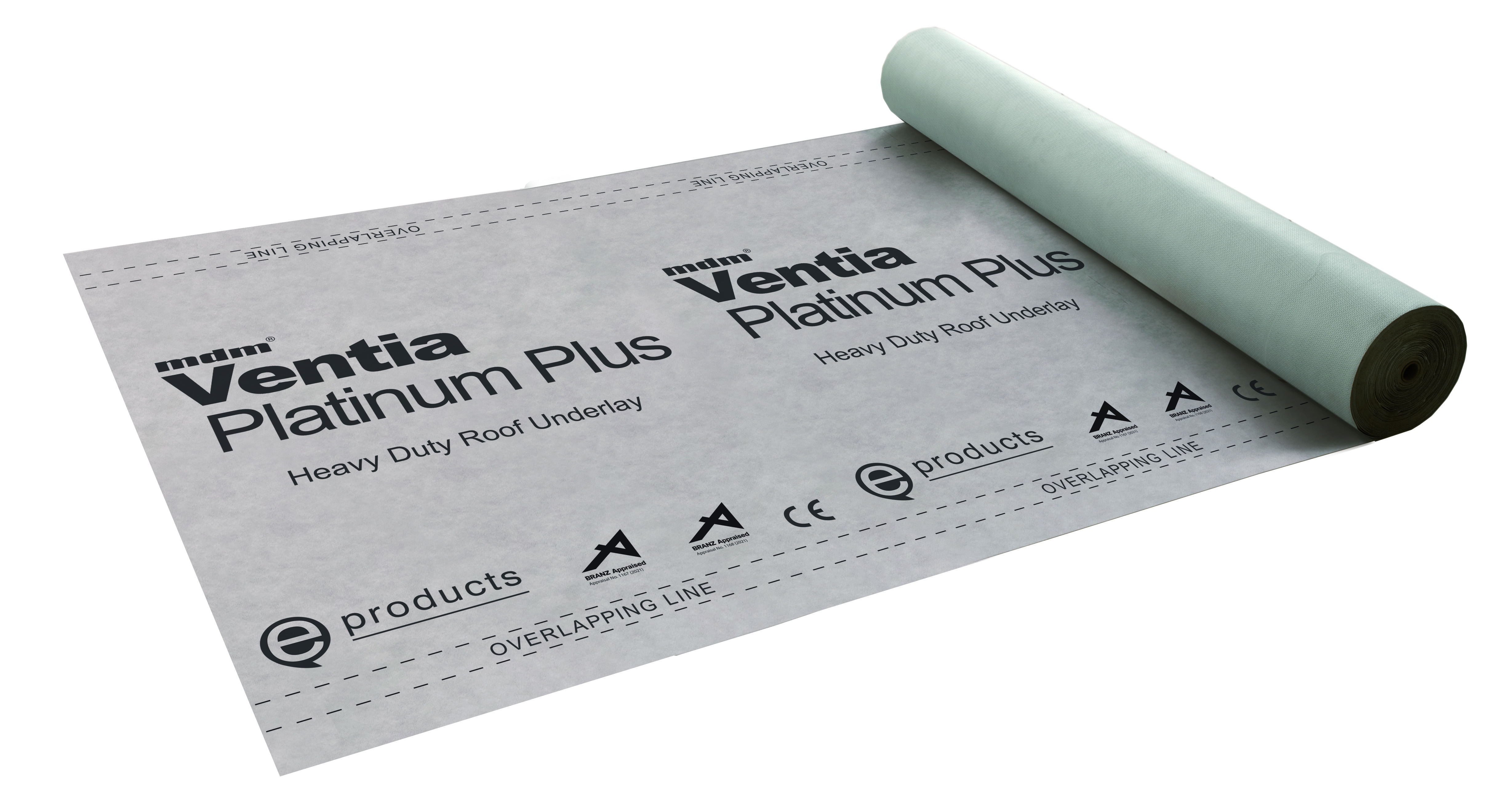 VENTIA PLATINUM PLUS - HEAVY DUTY UNDERLAY 1.5m X 50m (75m2)
